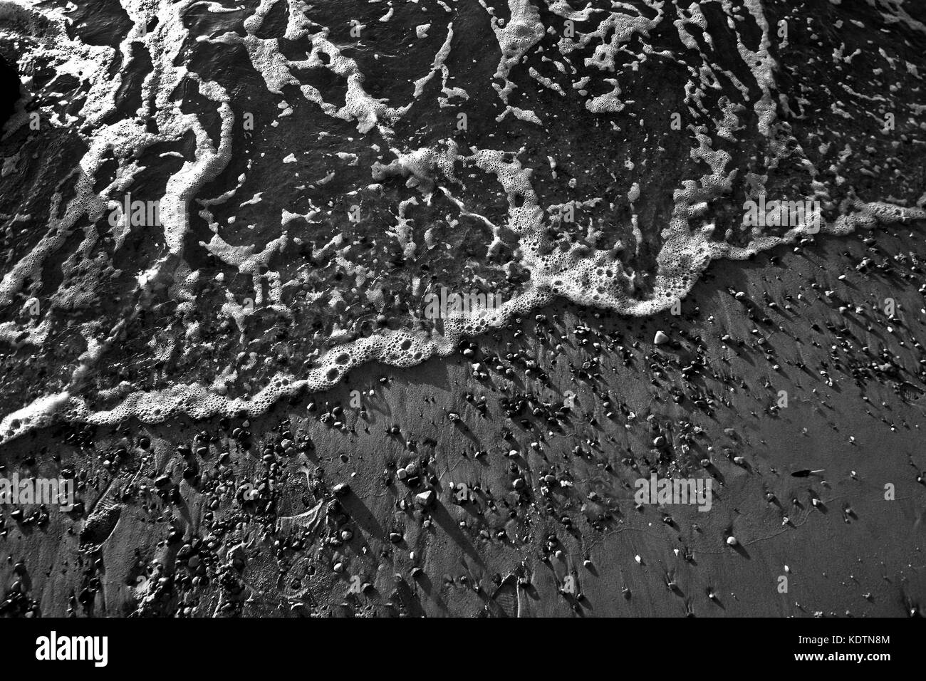 Sea ocean waves in black and white colors Stock Photo - Alamy