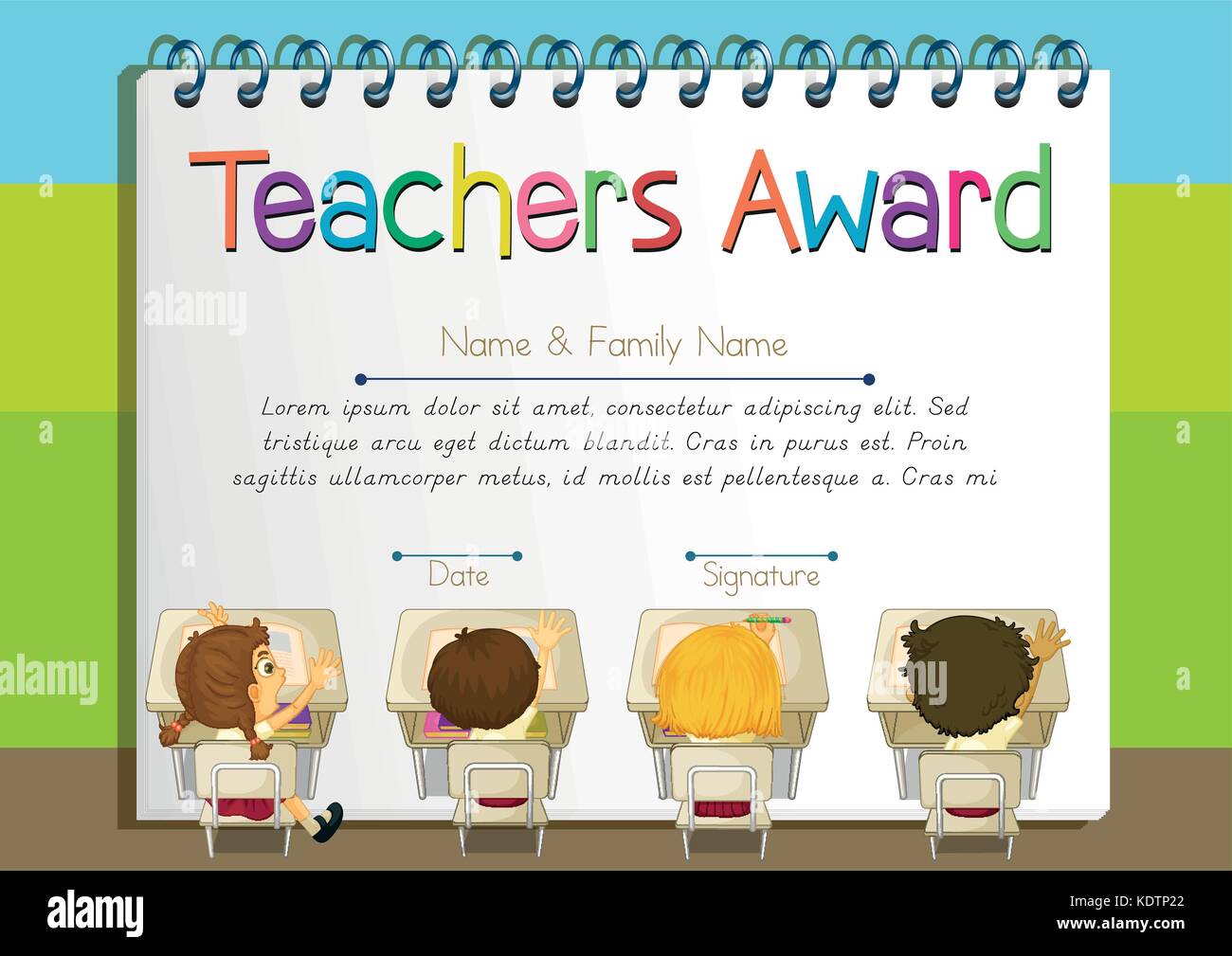 certificate-template-for-teachers-award-illustration-stock-vector-image-art-alamy for Best Teacher Certificate Free Printable Certificate template for teachers award illustration Stock Vector Image & Art - Alamy for Best Teacher Certificate Free Printable