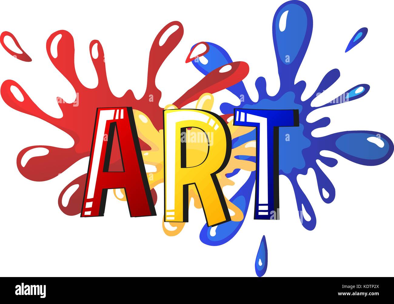 Font design with word art illustration Stock Vector Image & Art - Alamy