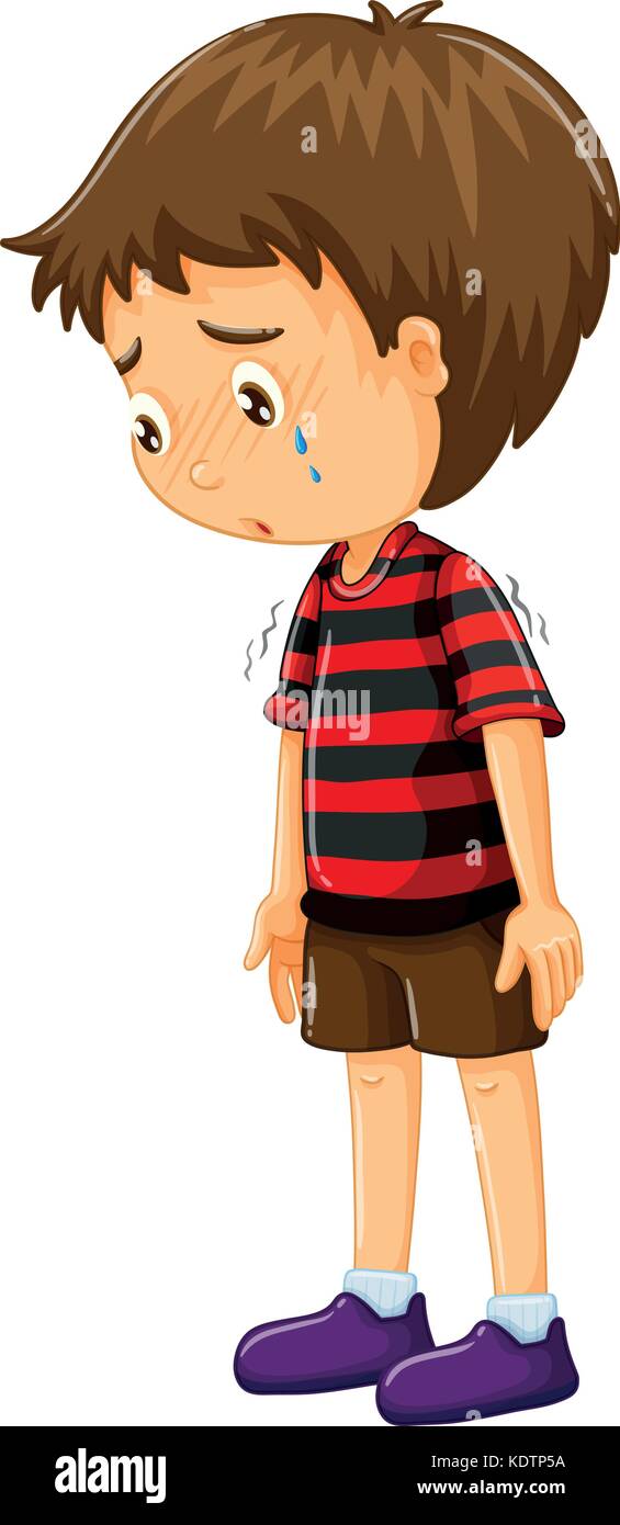 Sad boy with his head down illustration Stock Vector Image & Art - Alamy Sad boy with his head down illustration Stock Vector Image & Art - Alamy