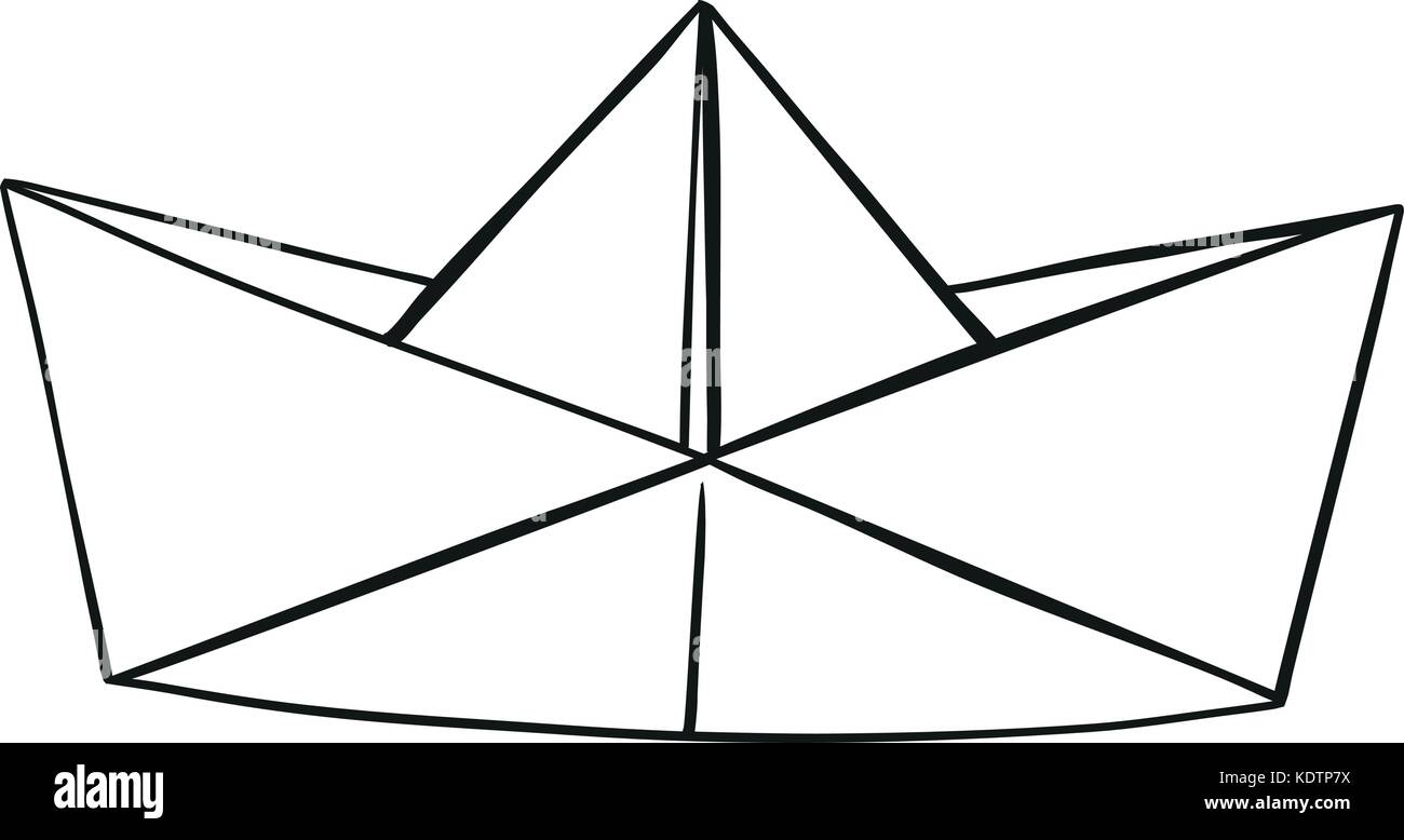 Paper hat on white background illustration Stock Vector Image & Art Alamy