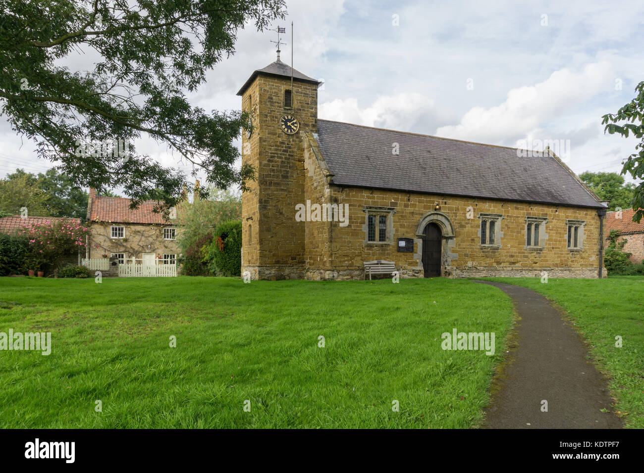 The church of St Mary in the North Yorkshire village of Carlton