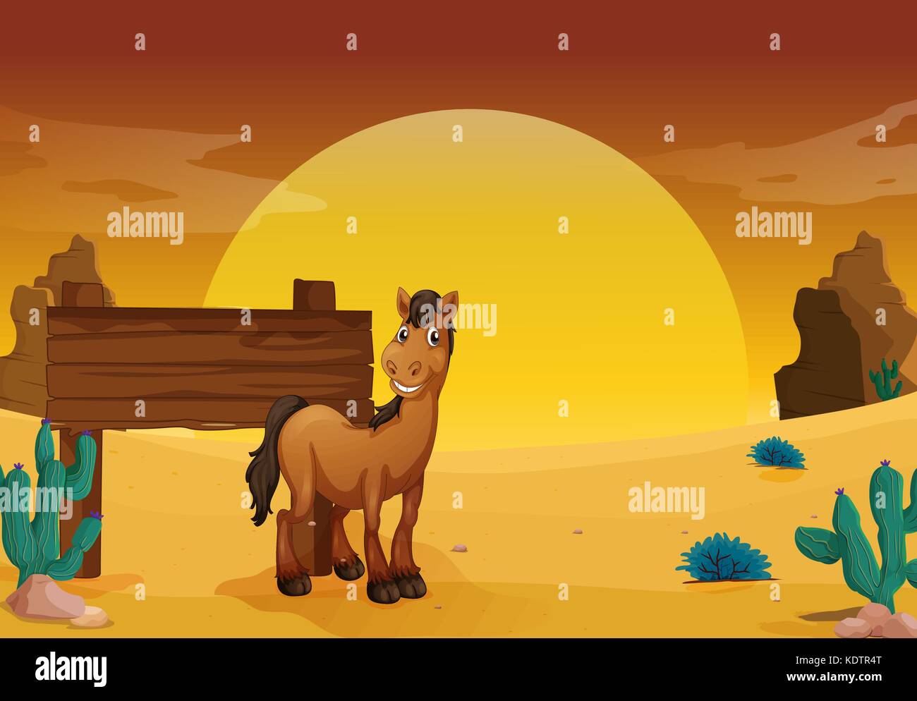 Desert living Stock Vector Images - Alamy