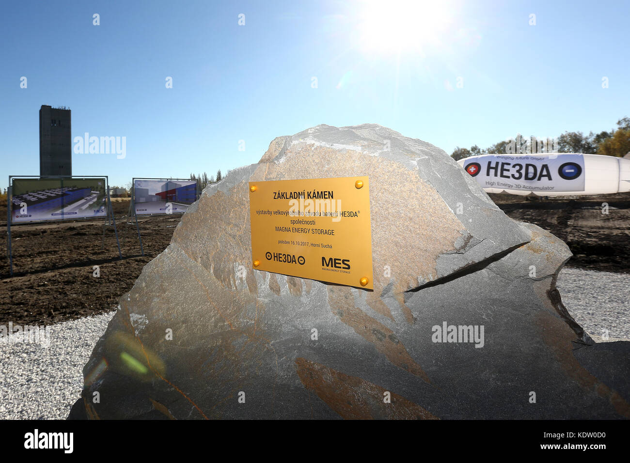 Ceremonial launch of construction of Magna Energy Storage plant, by the