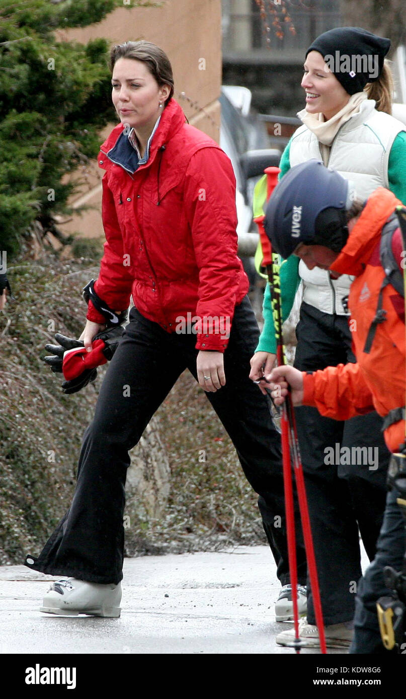 Prince Charles On Holiday With His Sons William And Harry In Stock Photo Alamy