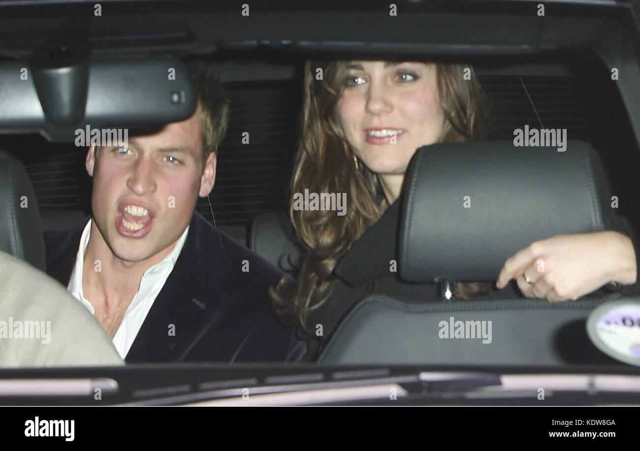 Prince Harry with brother Prince William and Kate Middleton partying  at London's exclusive Embassy Club. London, UK, 20/12/2006       People:  Kate Middleton Prince William   Credit: Hoo-Me.com/MediaPunch ***NO UK*** Stock Photo