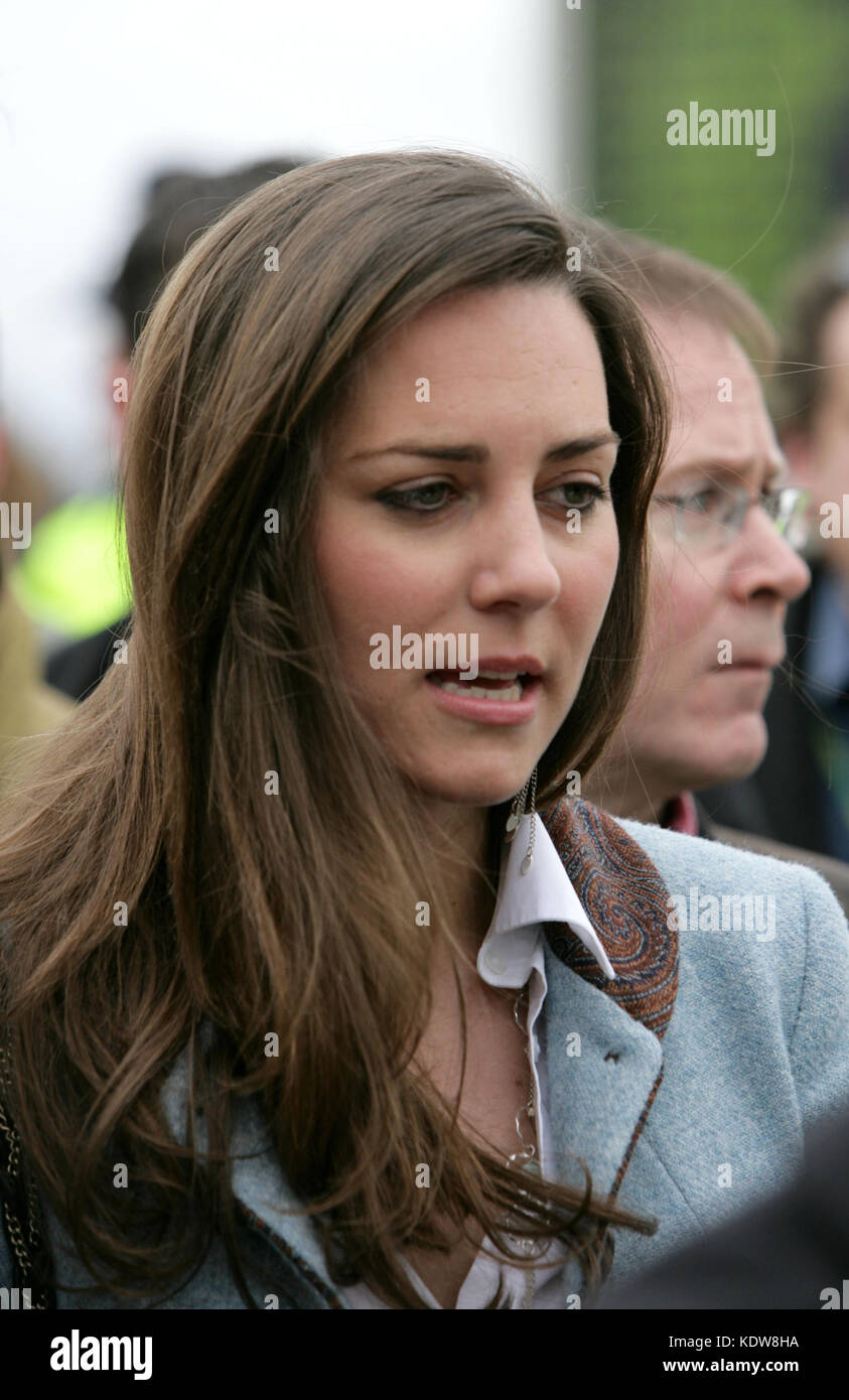 Kate Middleton at Cheltenham Races Gold Cup Day. UK, 16/03/2007       People:  Kate Middleton Prince William   Credit: Hoo-Me.com/MediaPunch ***NO UK*** Stock Photo