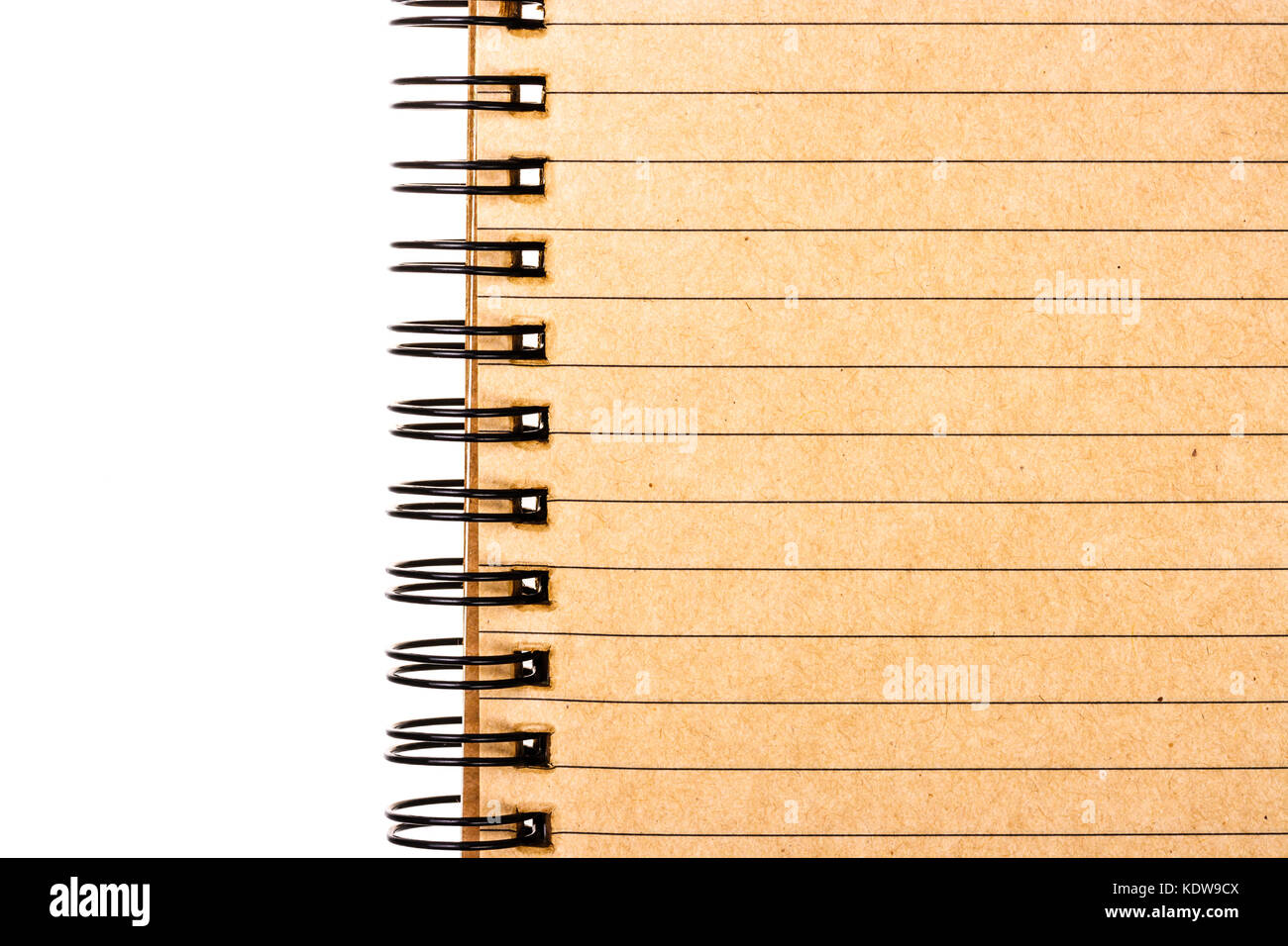 blank notebook isolate on white background Stock Photo - Alamy
