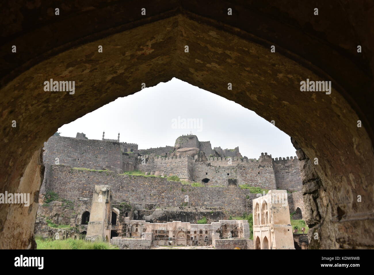 Golconda fort, Hyderabad, India Stock Photo Alamy