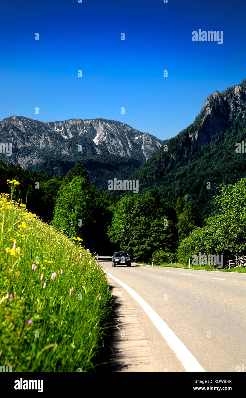 Mountain landscape, Bavaria, Germany Stock Photo - Alamy