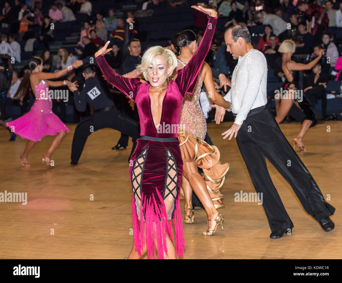 Latin Ballroom dancers at the International Championships, Brentwood