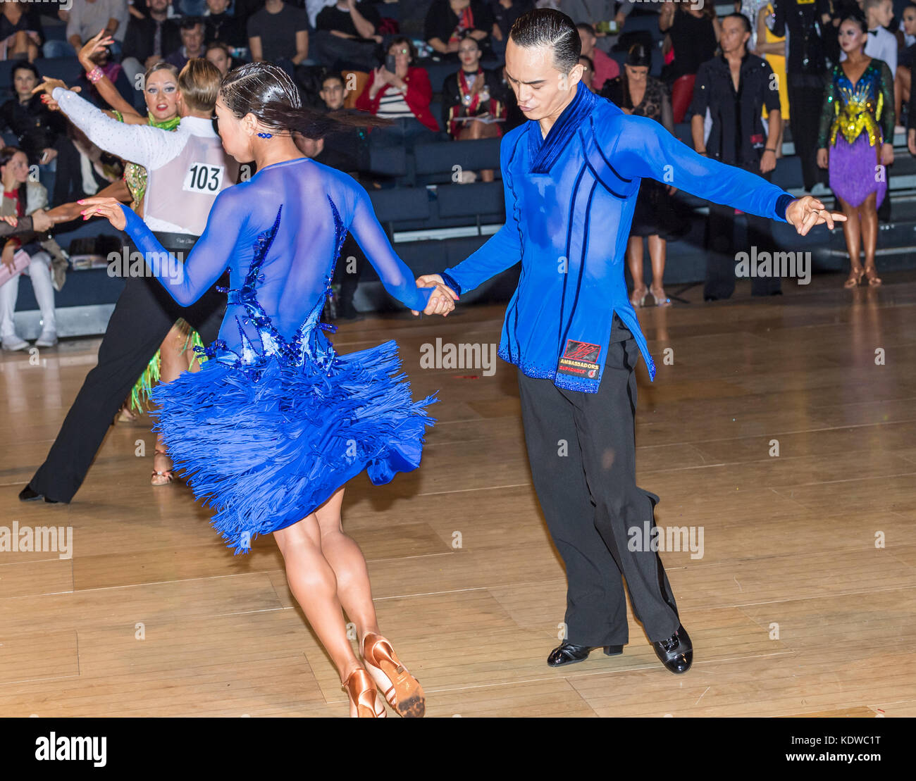 Latin Ballroom dancers at the International Championships, Brentwood