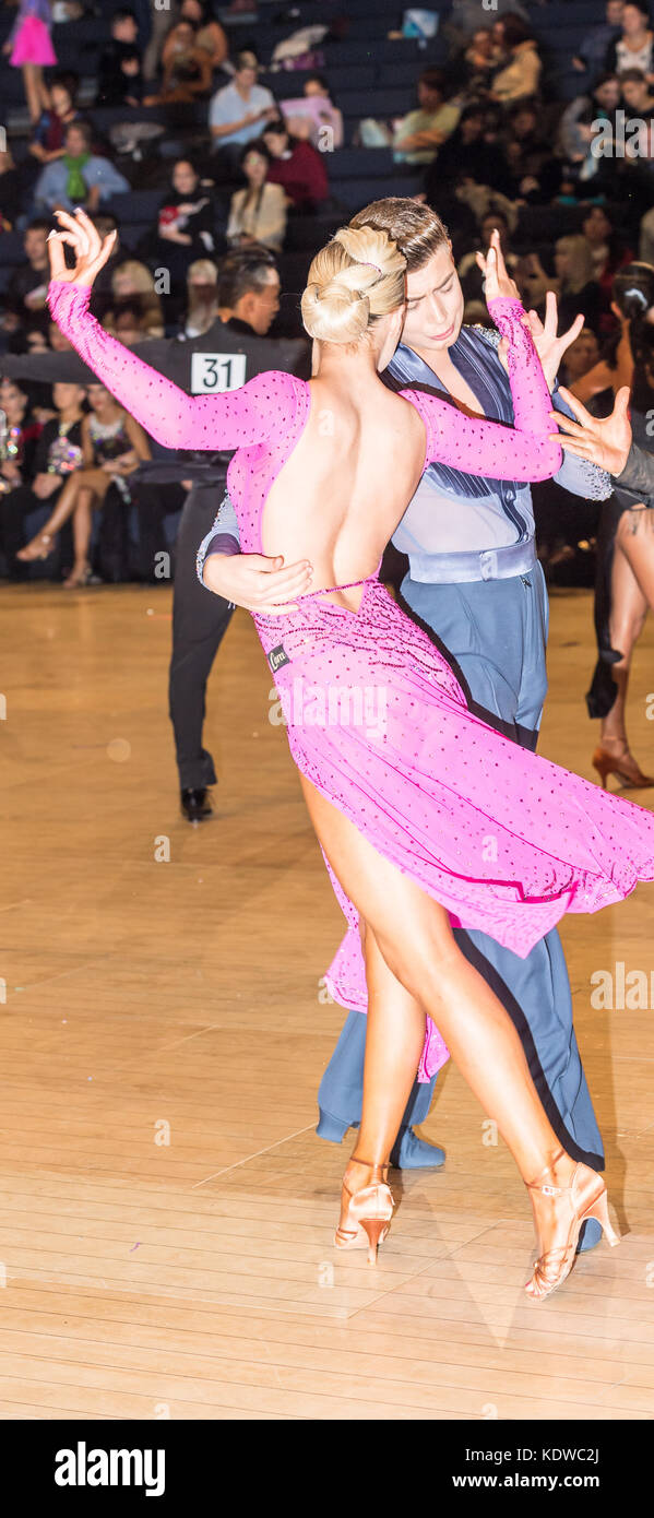 Latin Ballroom dancers at the International Championships, Brentwood