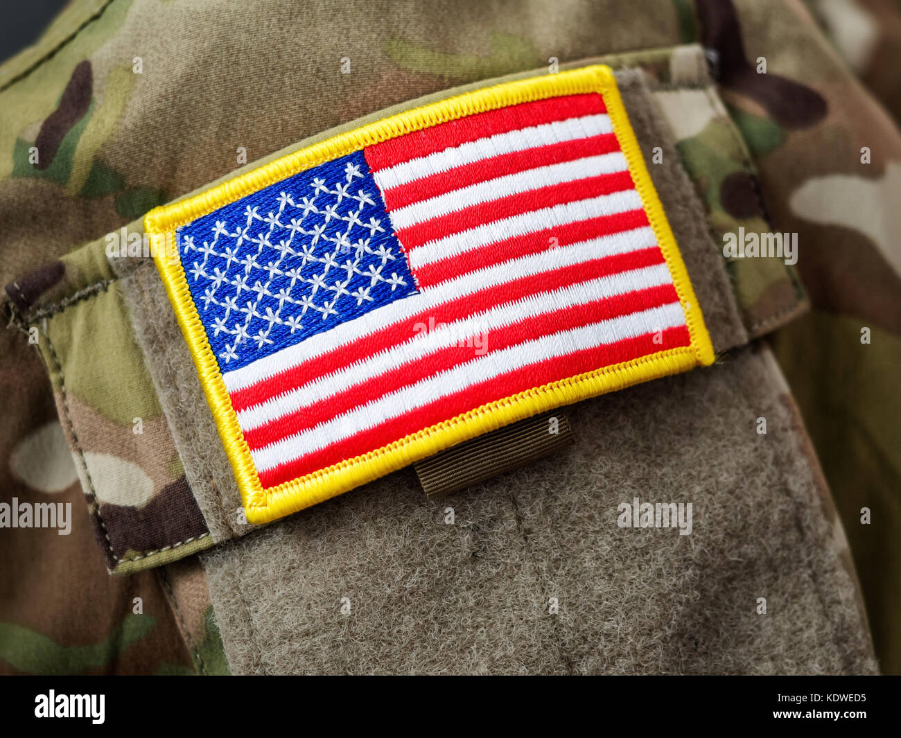 USA flag patch on soldier uniform Stock Photo by ©PondShots 2352734
