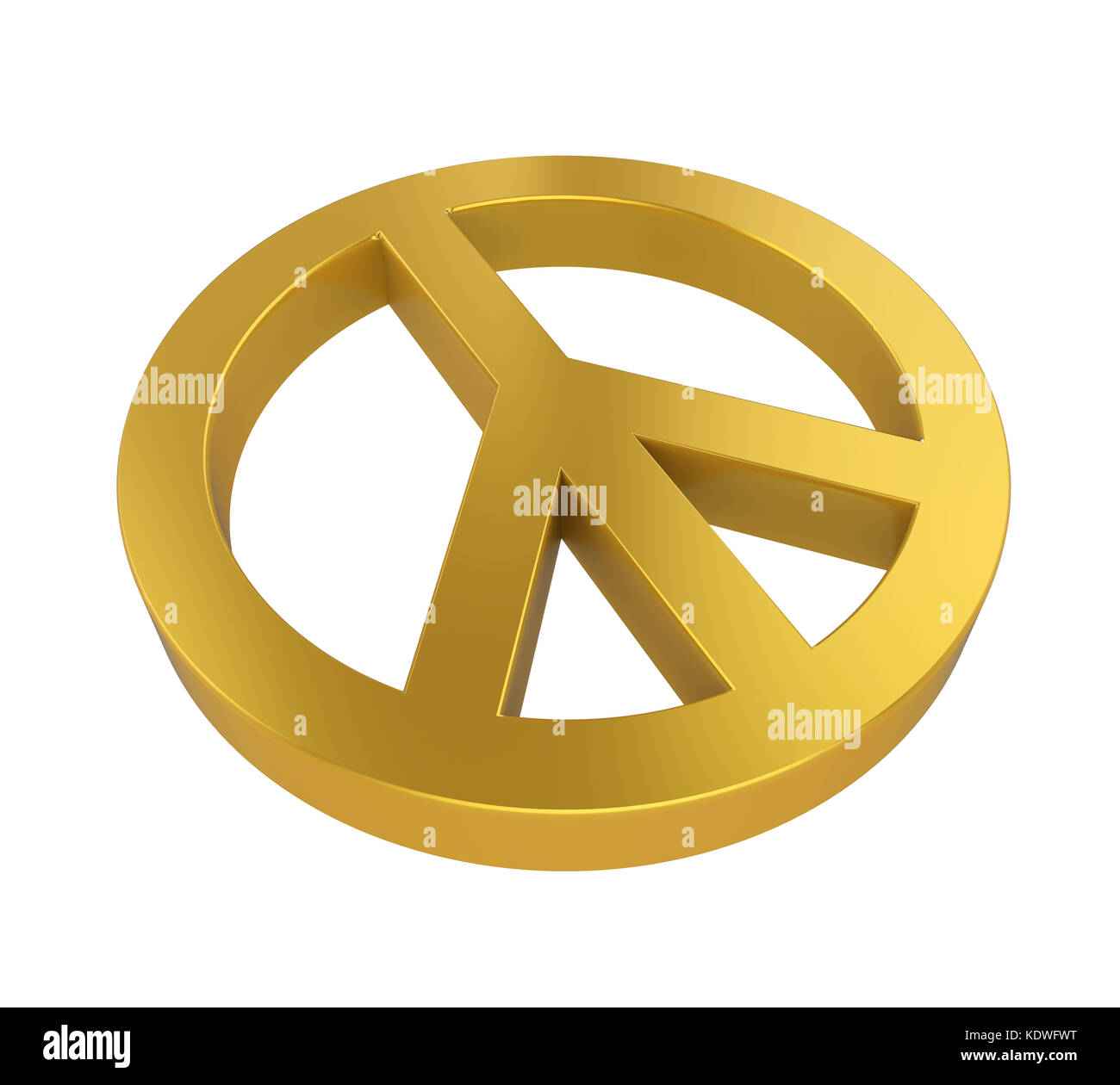Peace Symbol Isolated Stock Photo Alamy