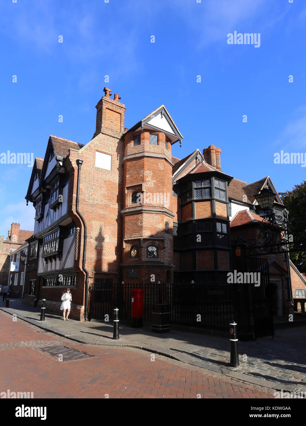 Exterior of Eastgate House Museum Rochester Kent UK  October 2017 Stock Photo
