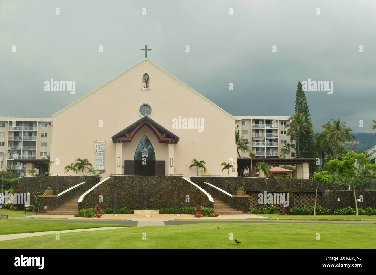 Church In Kona Stock Photo