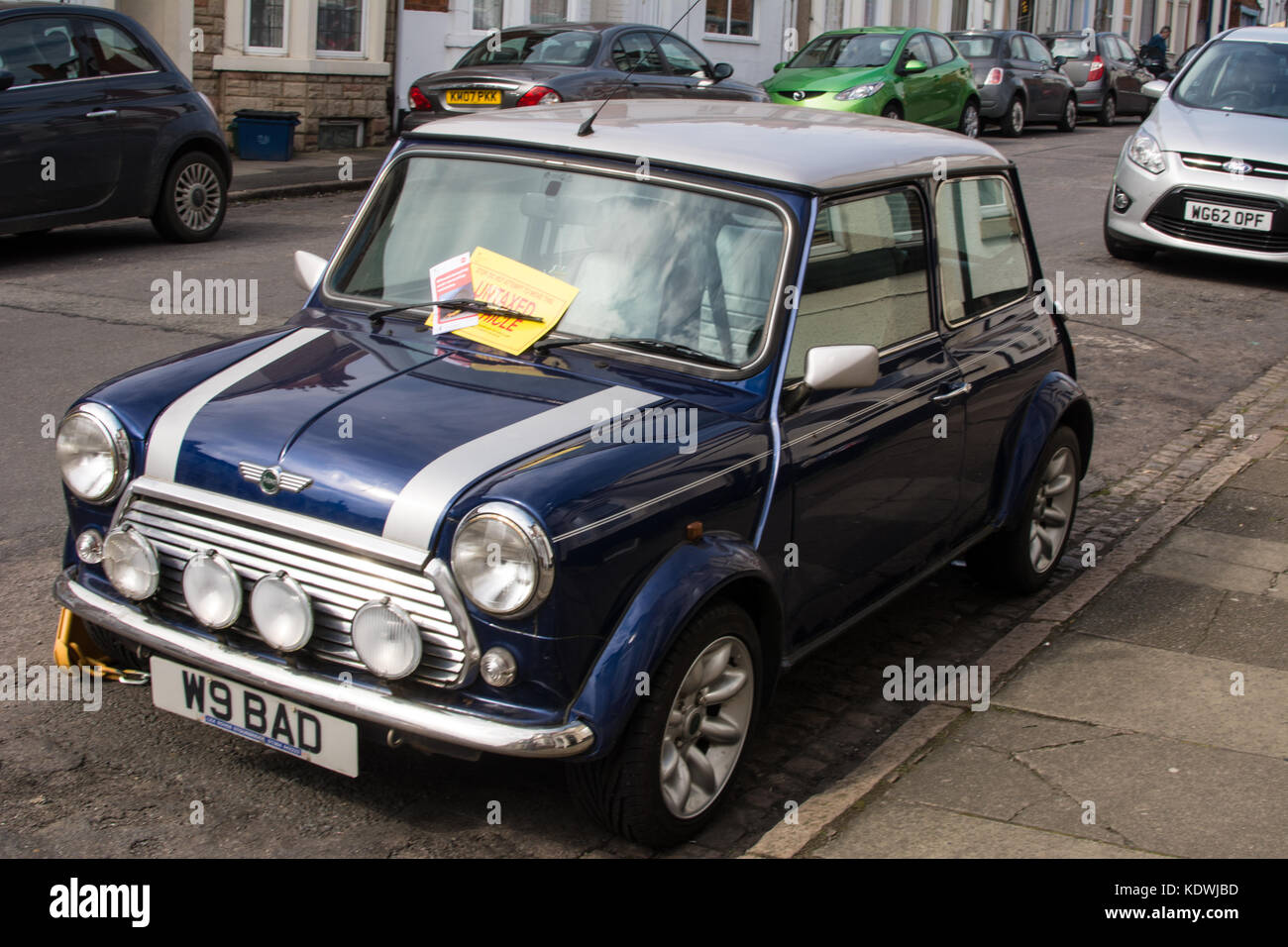 Untaxed car Stock Photo