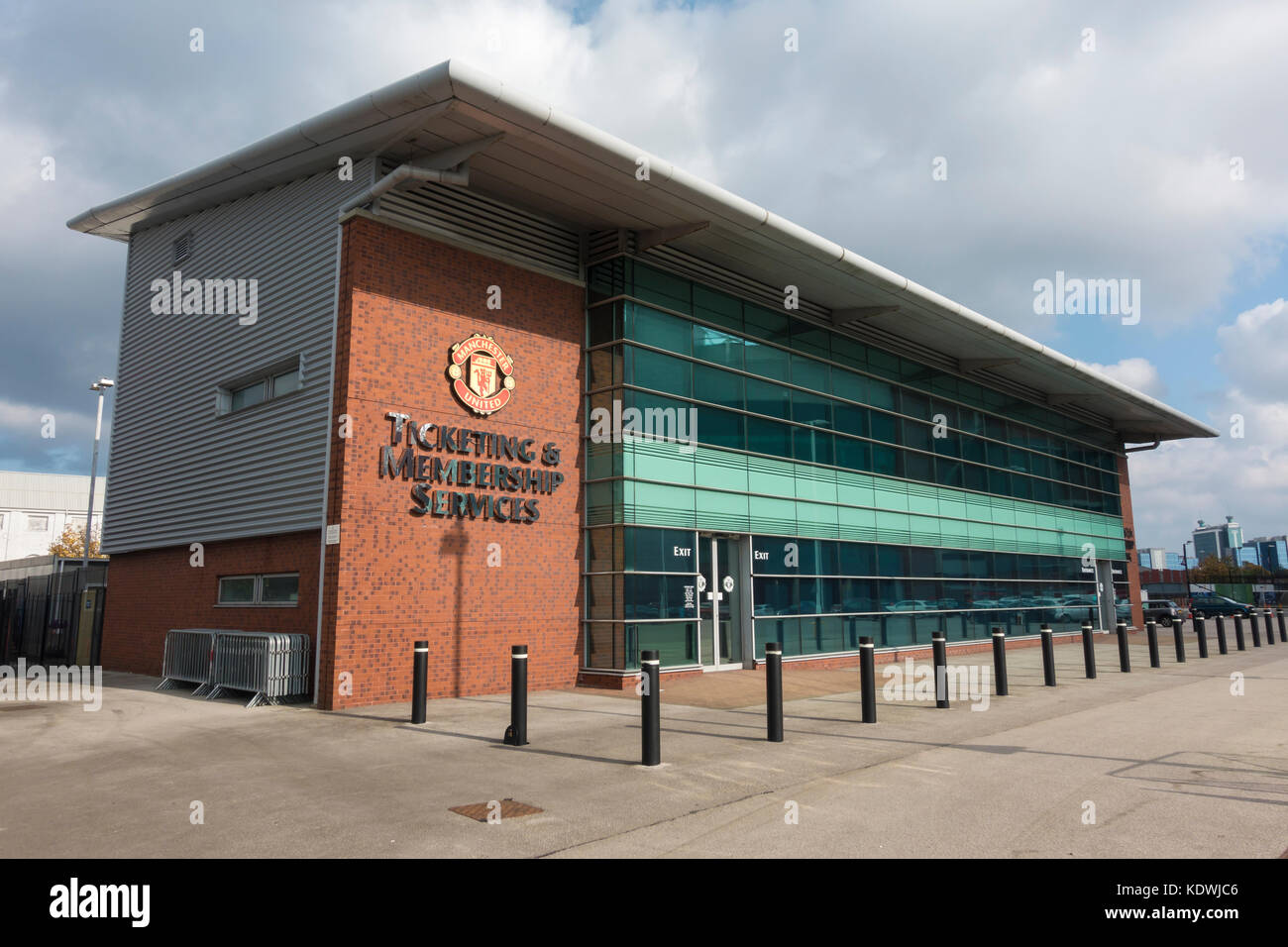 Ticket Office at Old Trafford. Home of Manchester United Football Club