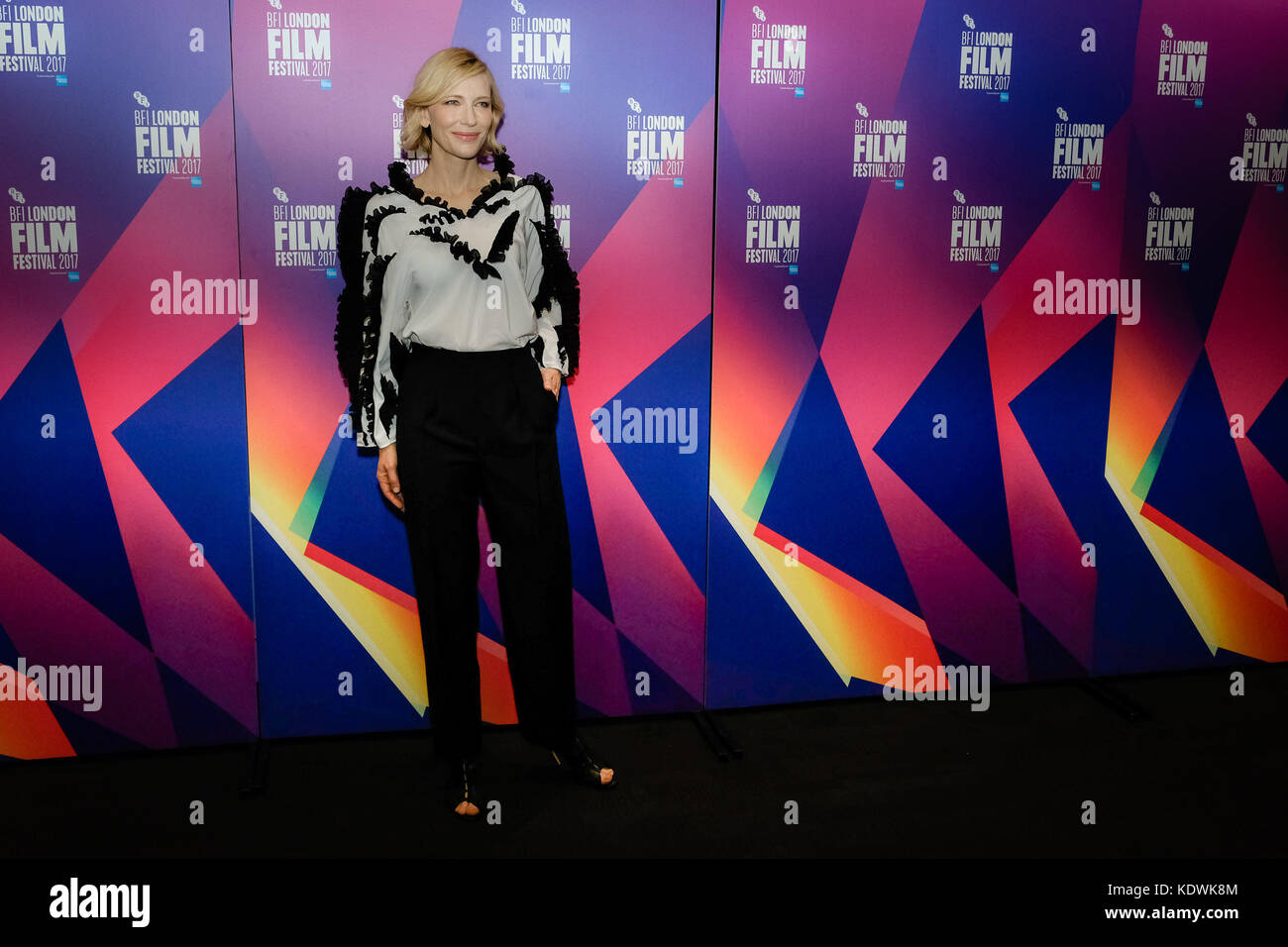 Cate Blanchett at a photocall as part of London Film Festival at BFI