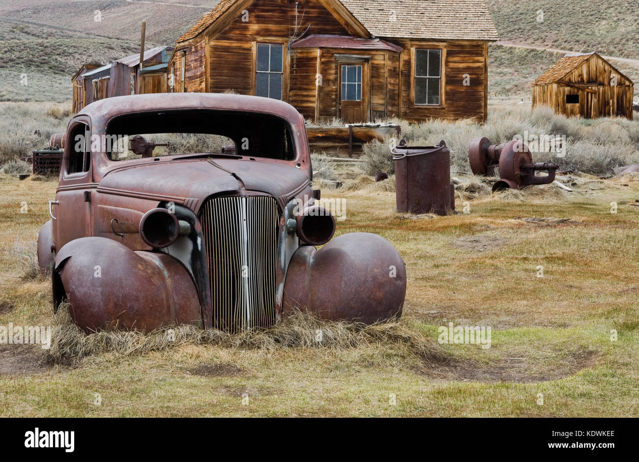 Bodie a ghost town in California Stock Photo