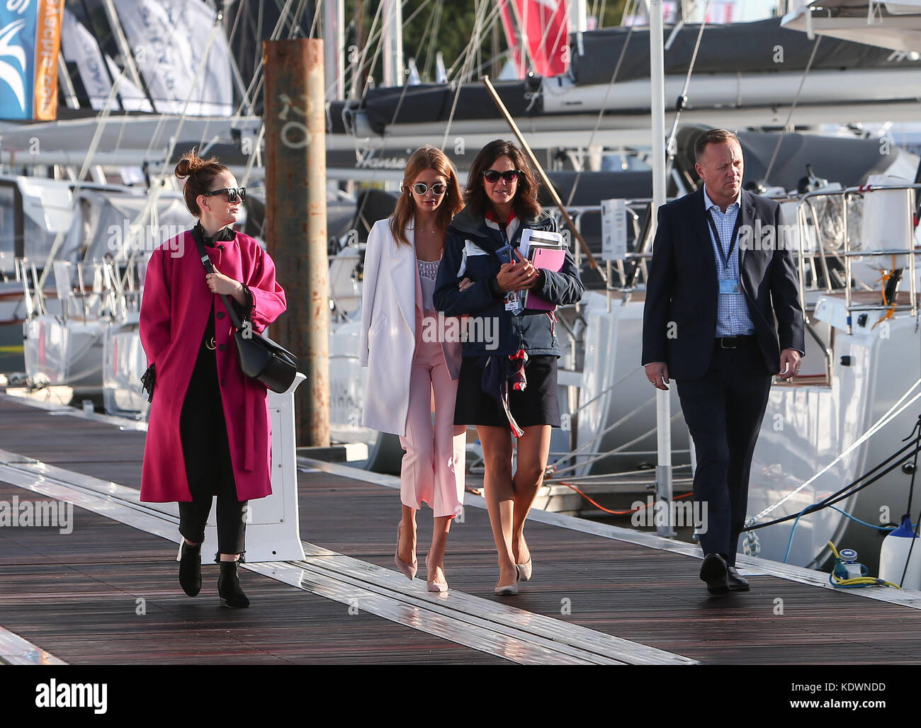 Millie Mackintosh attends a photocall at TheYachtMarket.com Southampton