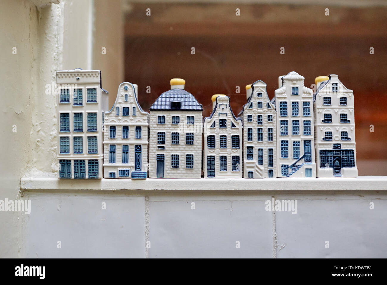 Ceramic Amsterdam canal houses Stock Photo 163451765 Alamy
