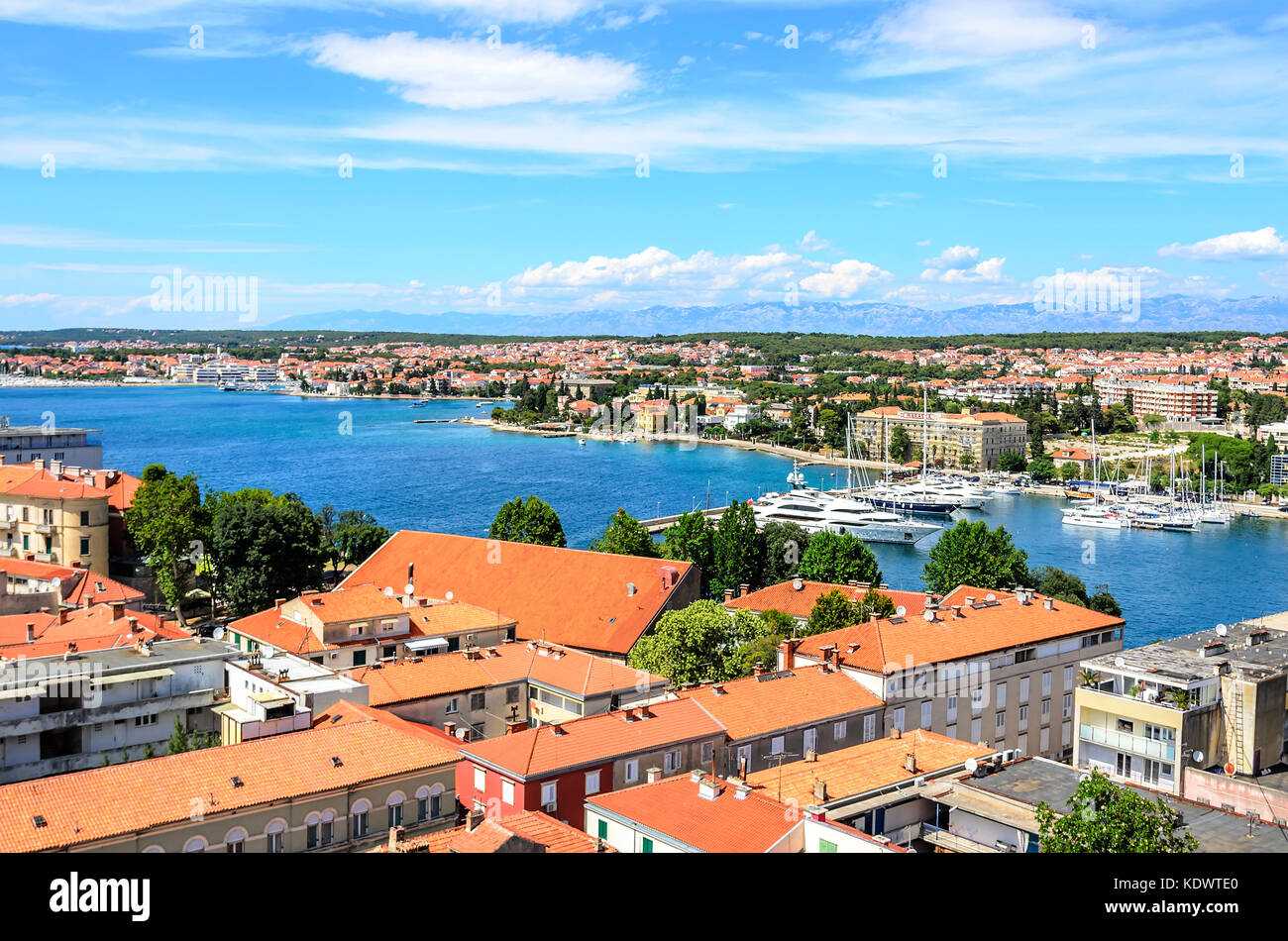 City of Zadar, Croatia. Stock Photo