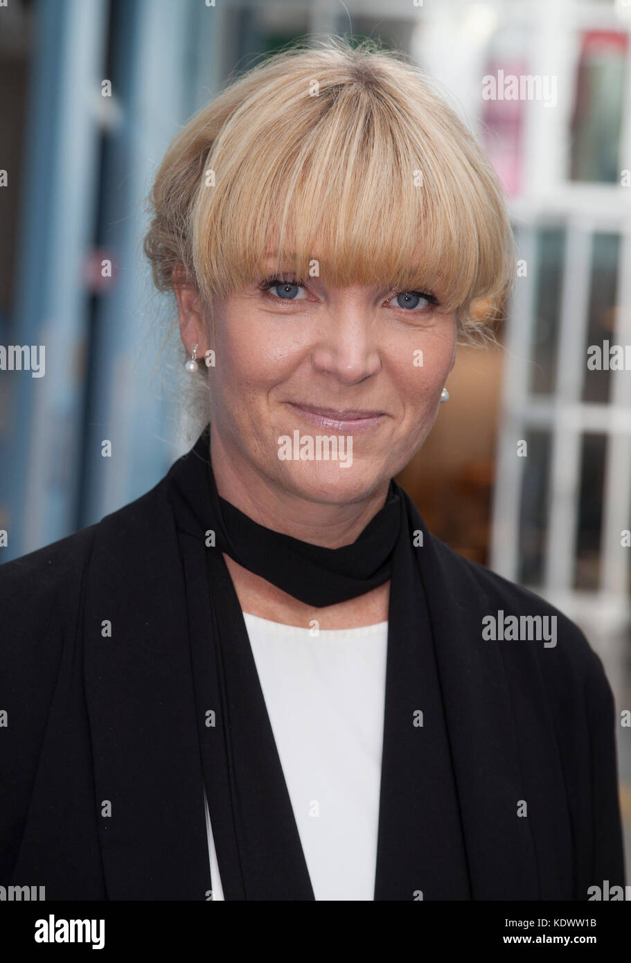 KATTIS AHLSTRÖM Television Presenter SVT Swedish Television  2017 Stock Photo