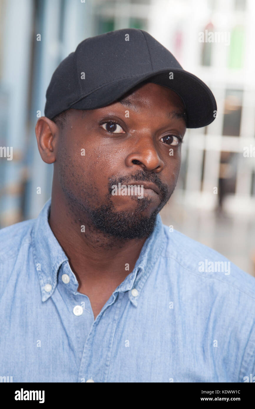 KODJO AKOLOR Program presenter in Swedish television for youth 2017 Stock Photo