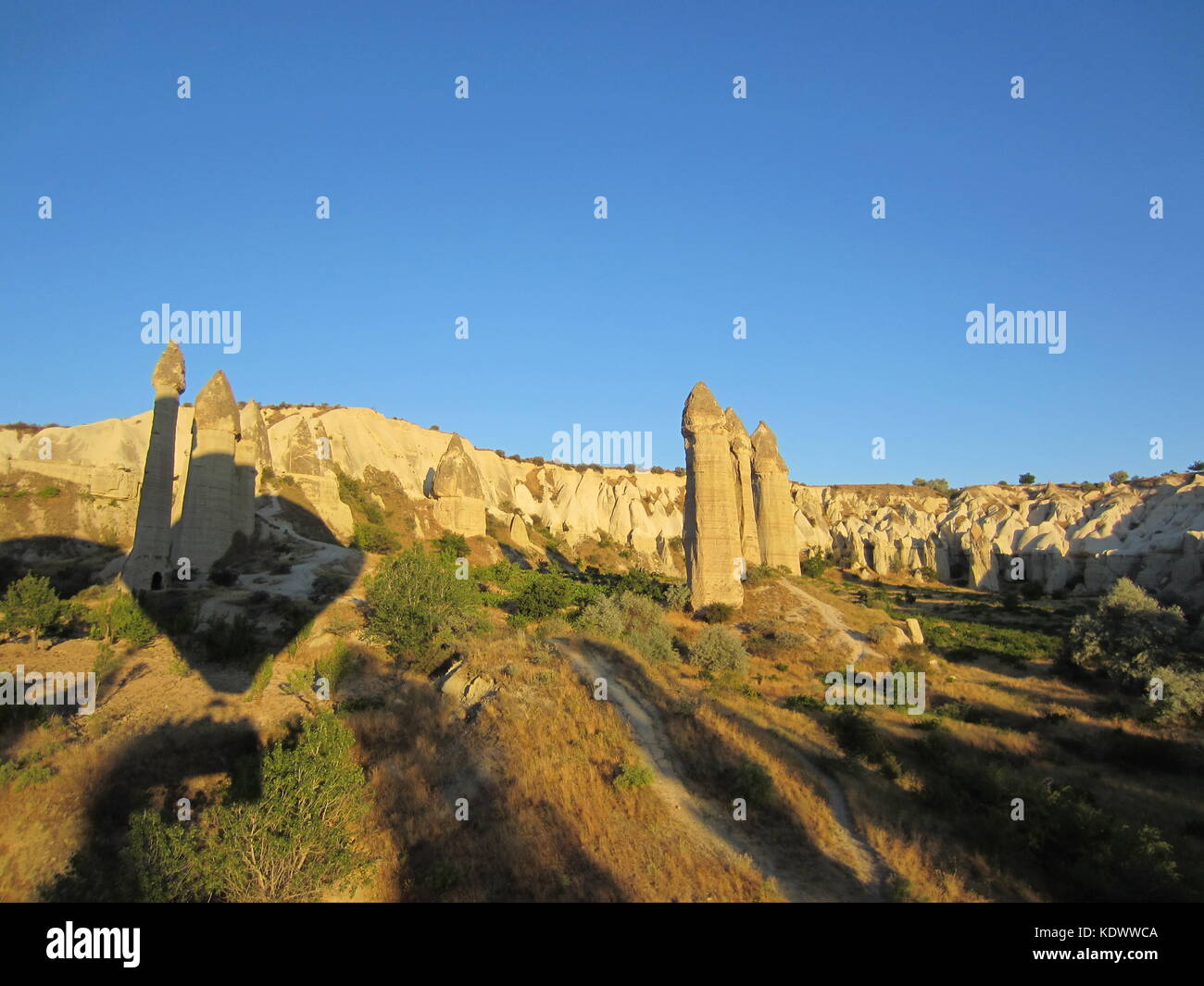 Fairy Chimneys in Cappadocia, Turkey Stock Photo