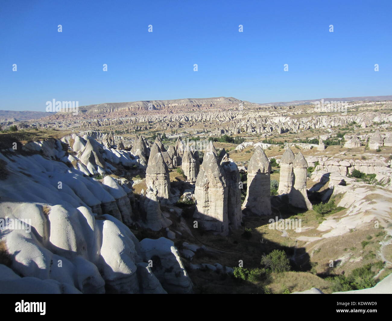 Fairy Chimneys in Cappadocia, Turkey Stock Photo