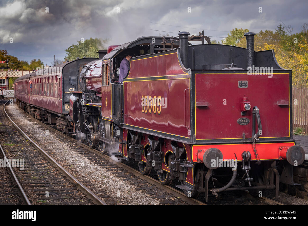 East Lancashire railway autumn steam gala October 2017. ELR Stock Photo