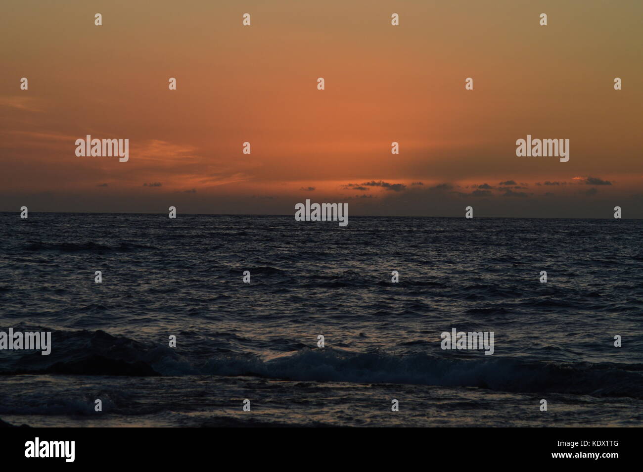 SUNSET IN HAWAII Stock Photo - Alamy