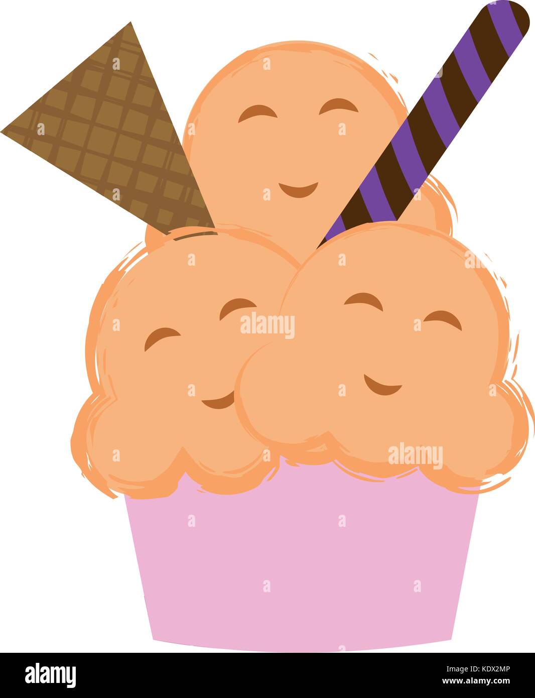 Isolated ice cream Stock Vector Image & Art - Alamy