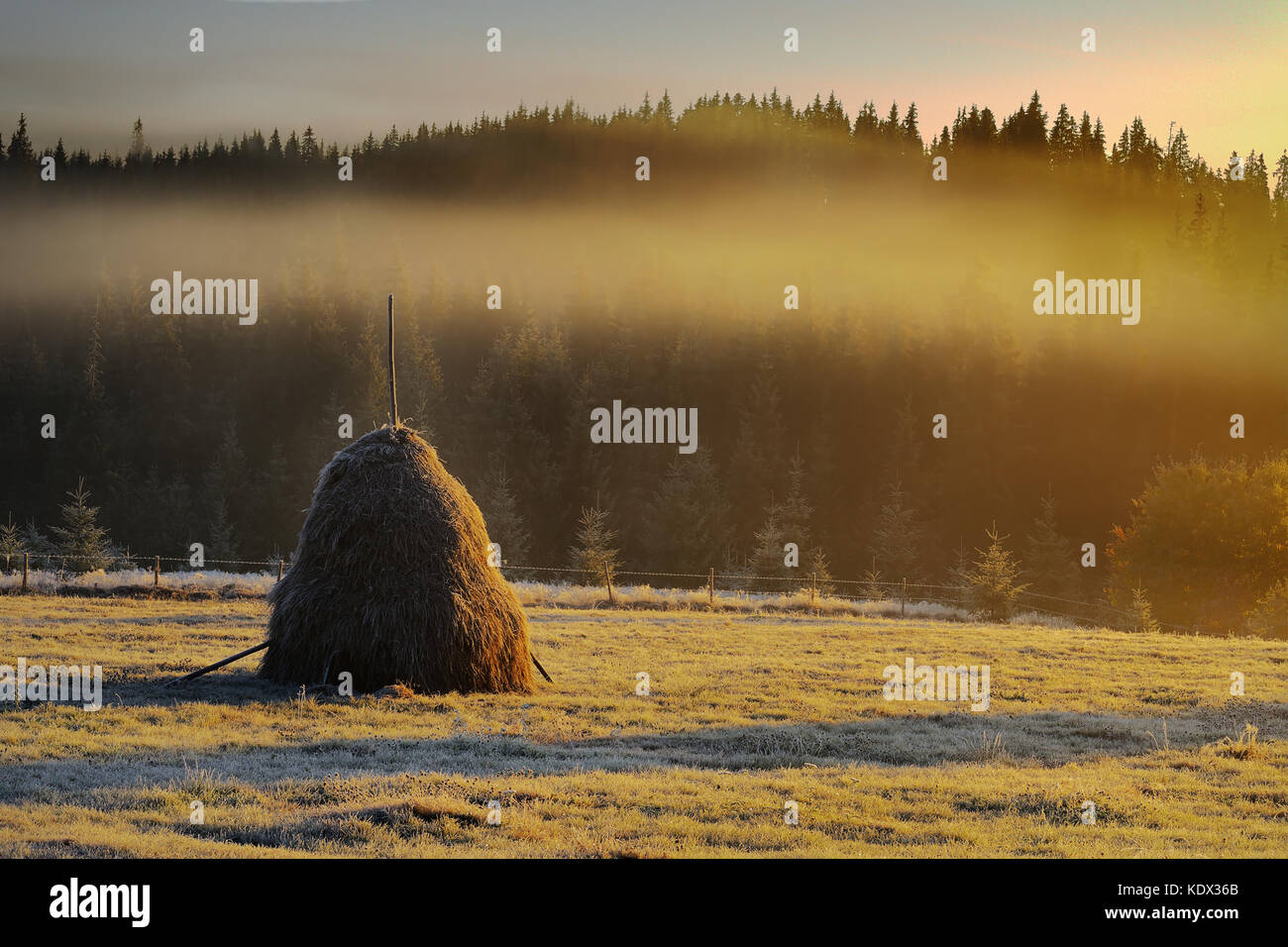 Haystack in rural area hi-res stock photography and images - Alamy