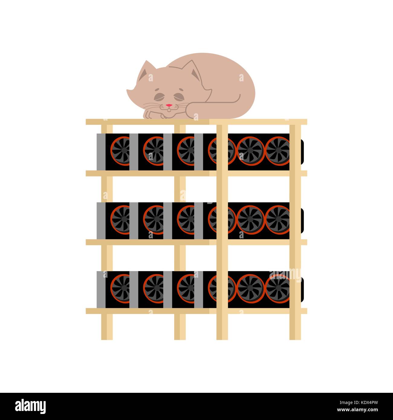 Animal bitcoin Stock Vector Images - Alamy