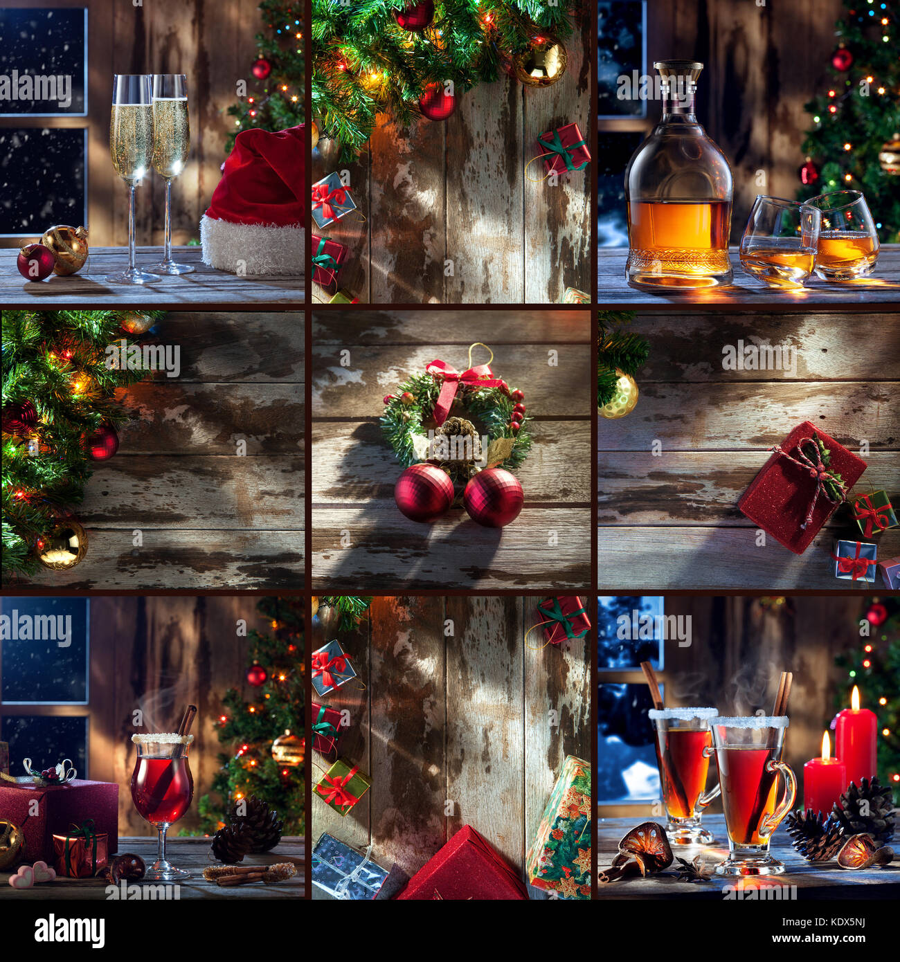 new year collage Stock Photo Alamy