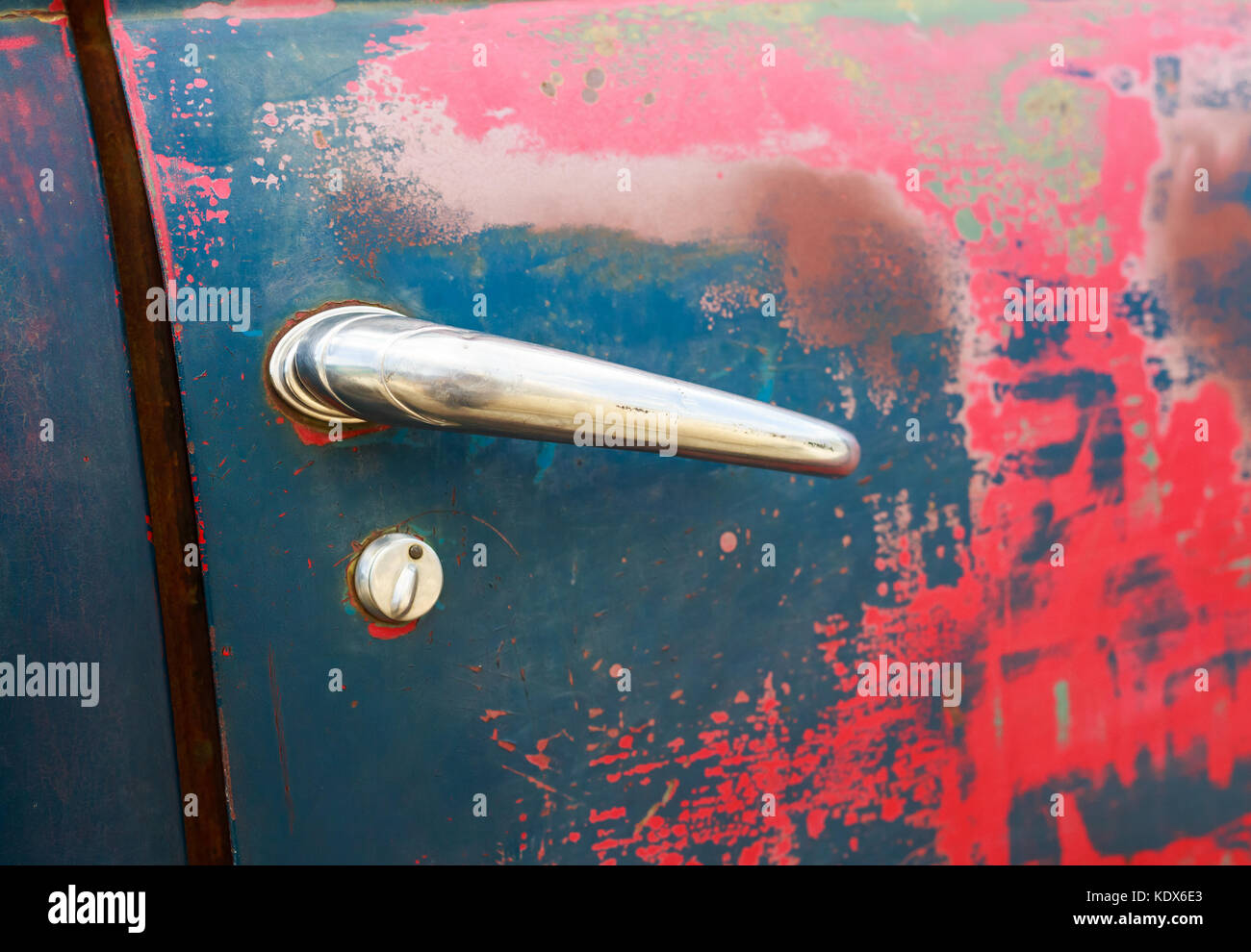 Old rust lock car doors Stock Photo Alamy