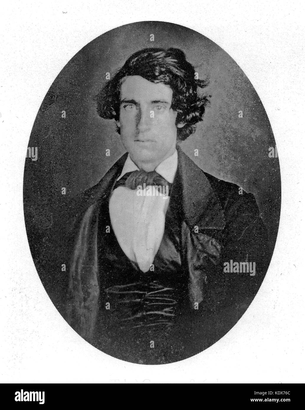 Richard Tobias Greene, who jumped ship with Herman Melville in the Marquesas Islands and is Toby in Typee, pictured in 1846 Stock Photo