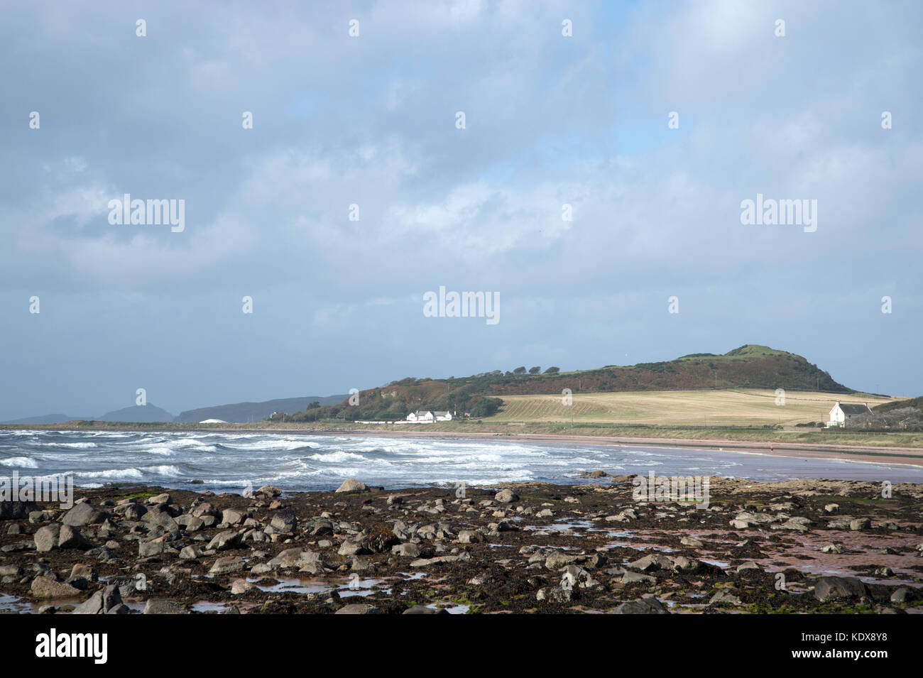 Scotland September 2017. West Kilbride beach Stock Photo