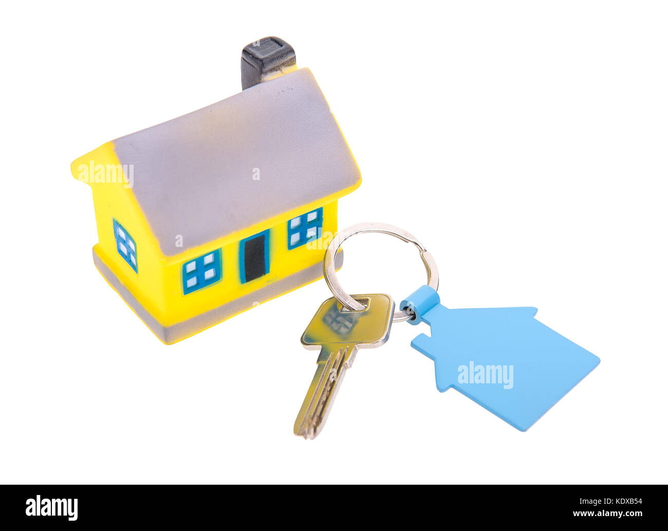 house key isolated on white Stock Photo - Alamy