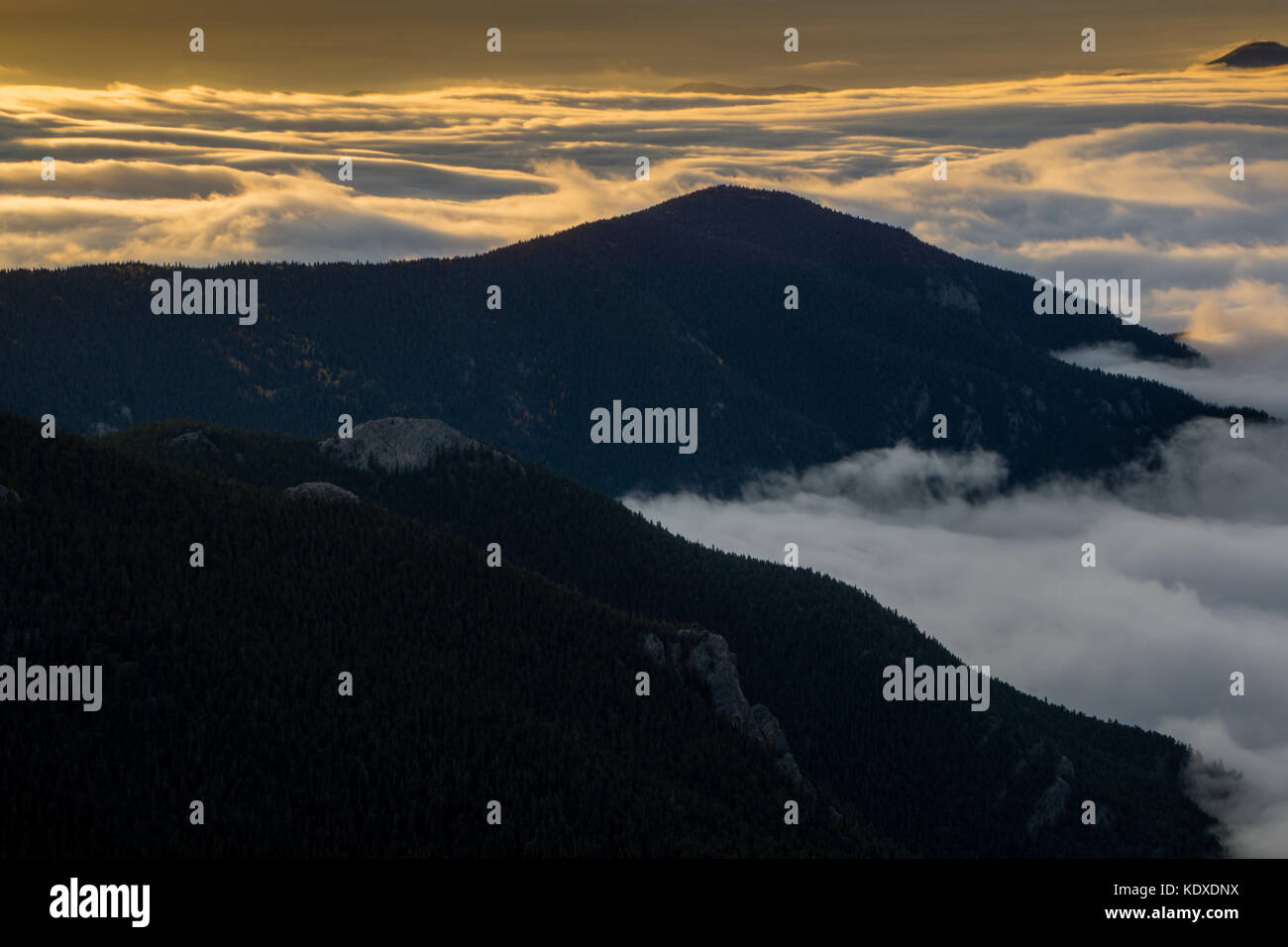 Chief Mountain, near Evergreen, Colorado. Stock Photo