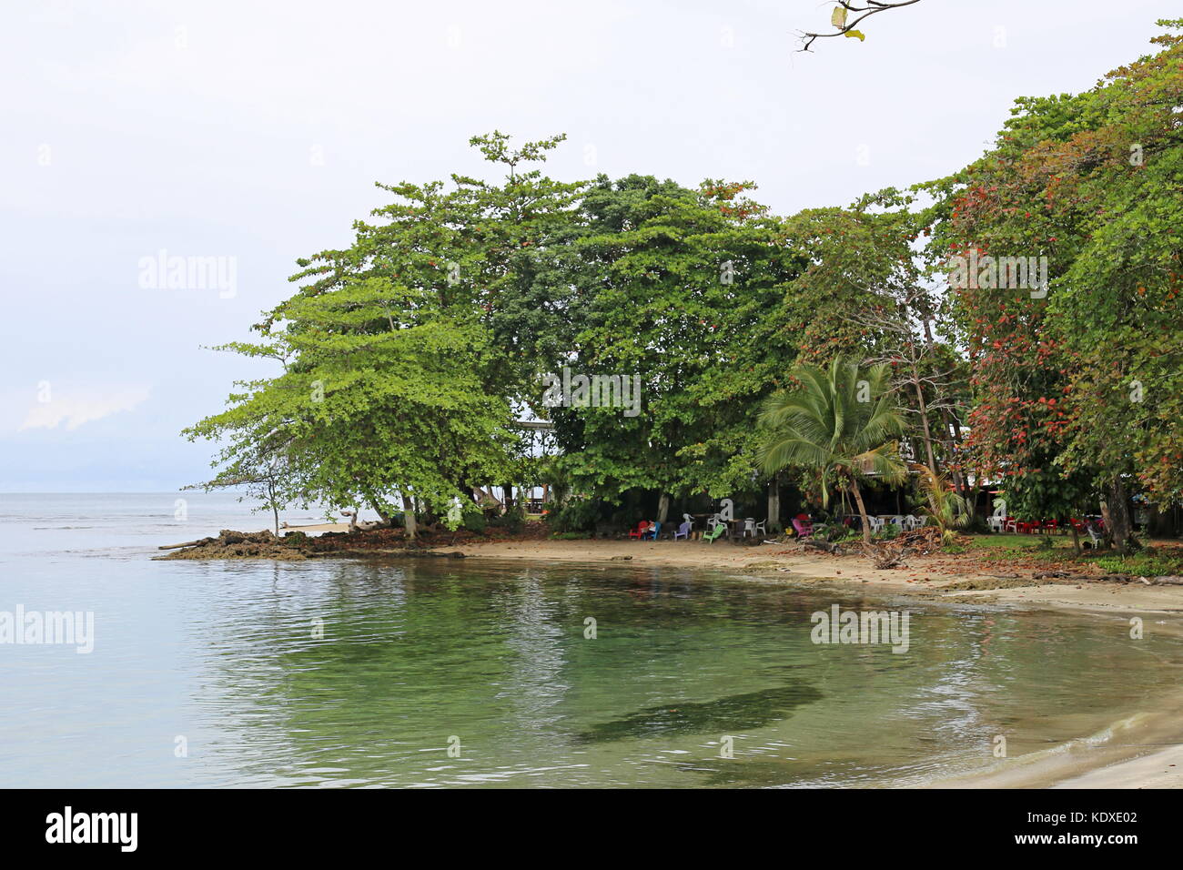Playa El Parquecito, Puerto Viejo de Talamanca, Limón province, Caribbean Sea, Costa Rica, Central America Stock Photo