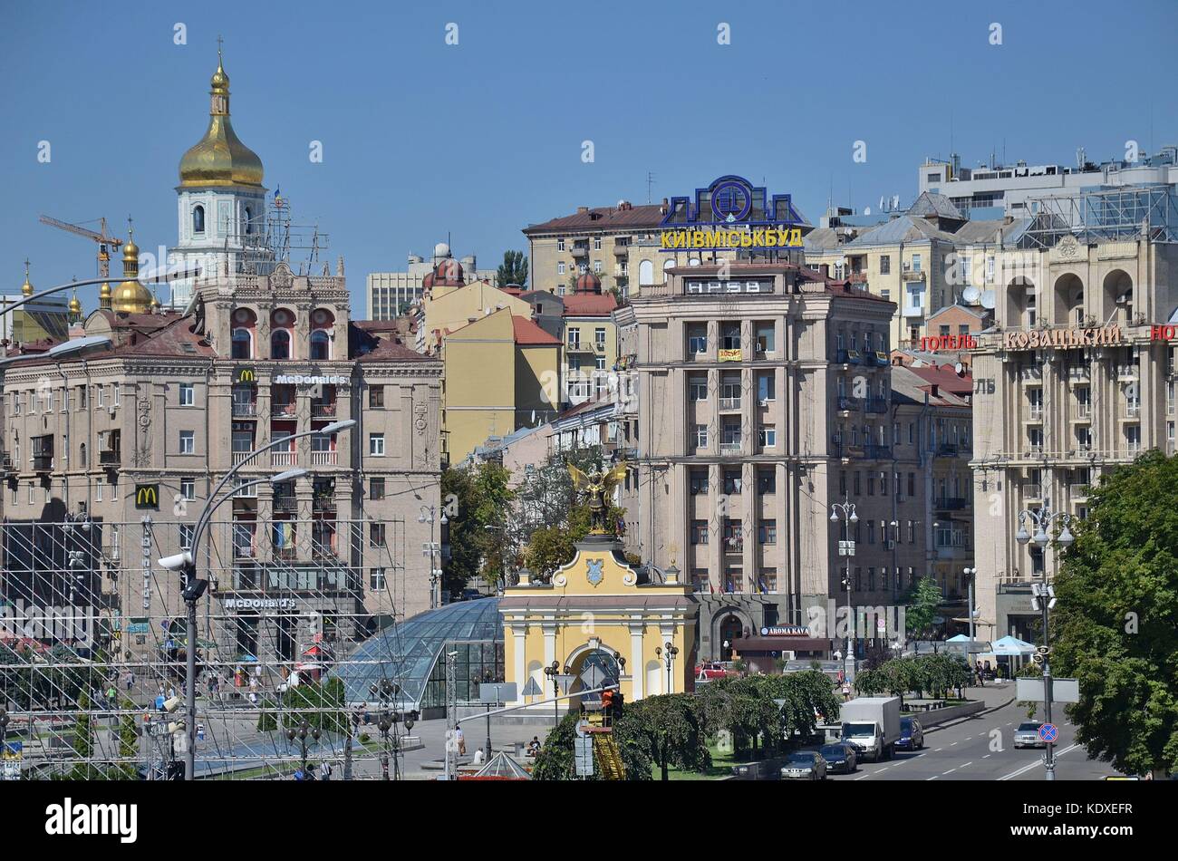 Kiev, die Hauptstadt der Ukraine Stock Photo