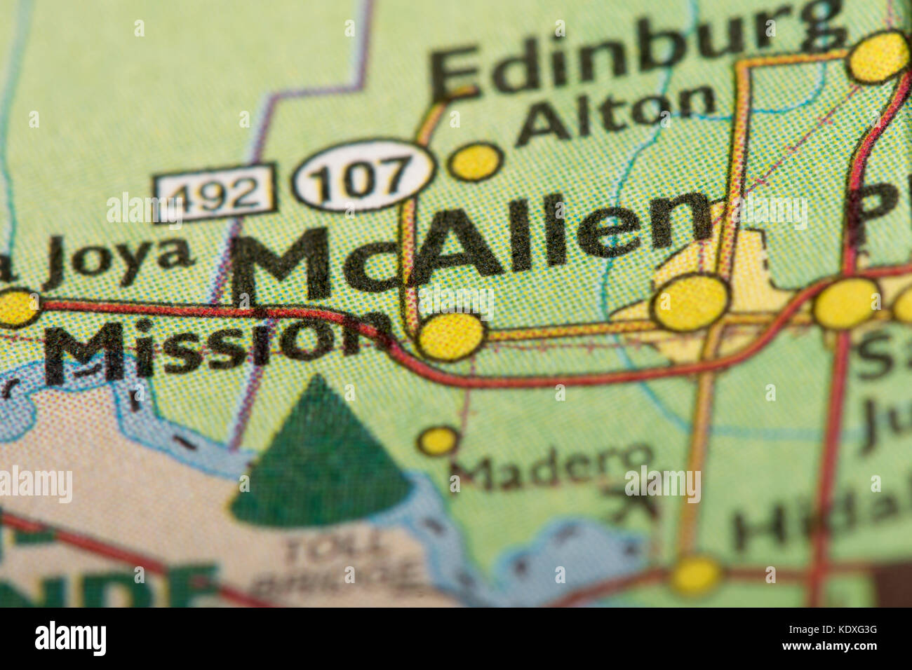 map of mcallen texas Closeup Of Mcallen Texas On A Political Map Of The United States map of mcallen texas