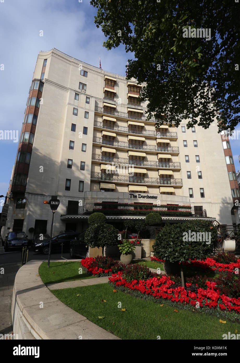 Exterior of Dorchester Hotel London UK  October 2017 Stock Photo