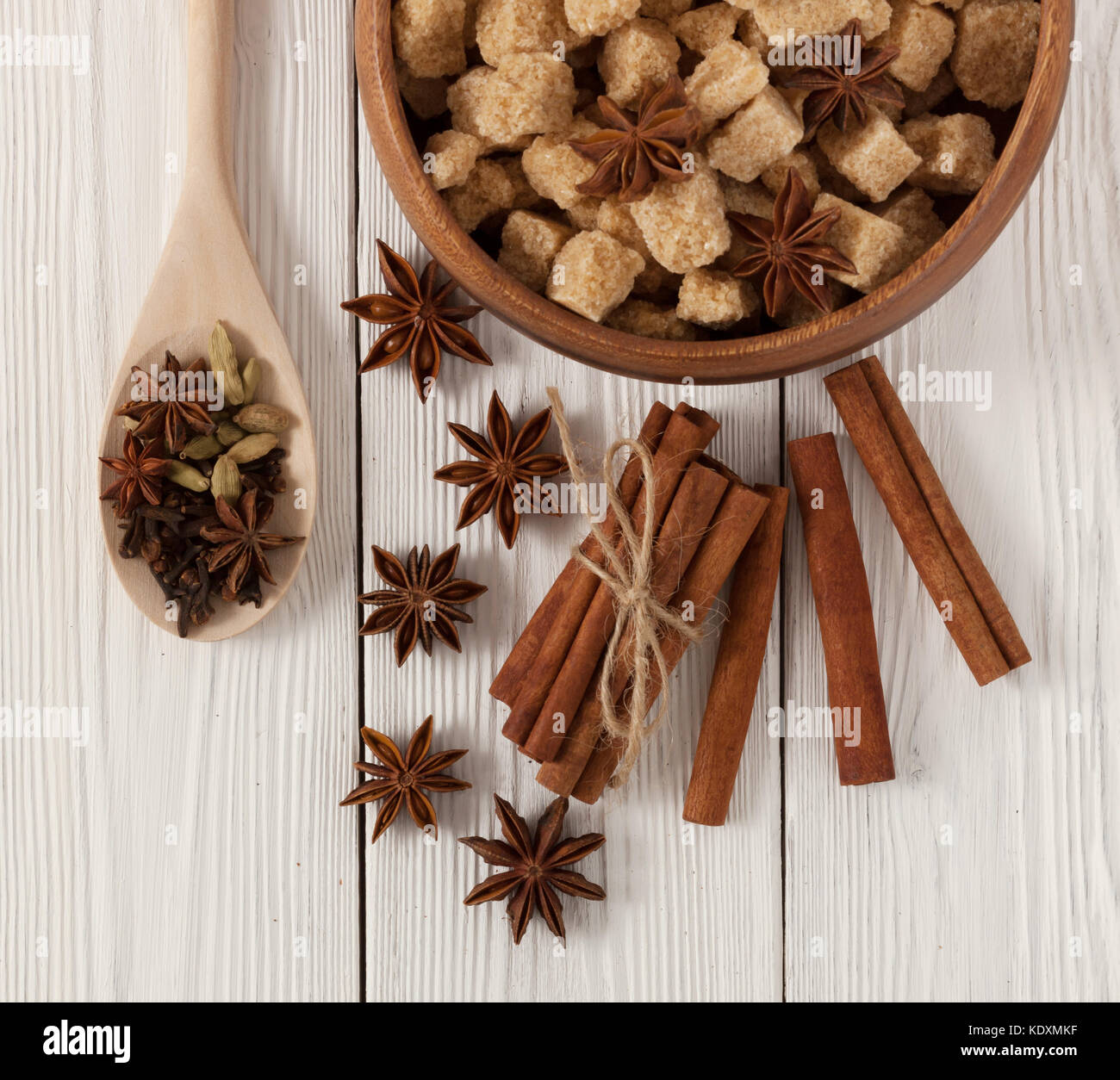 spices for mulled wine Stock Photo Alamy