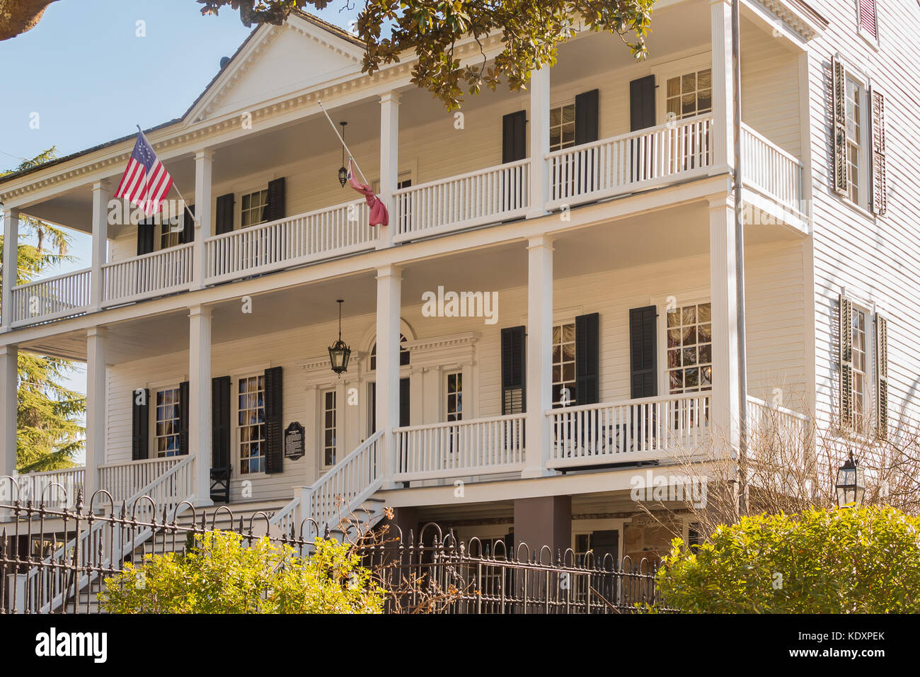 Historic Burgwin-Wright house in Wilmington NC Stock Photo