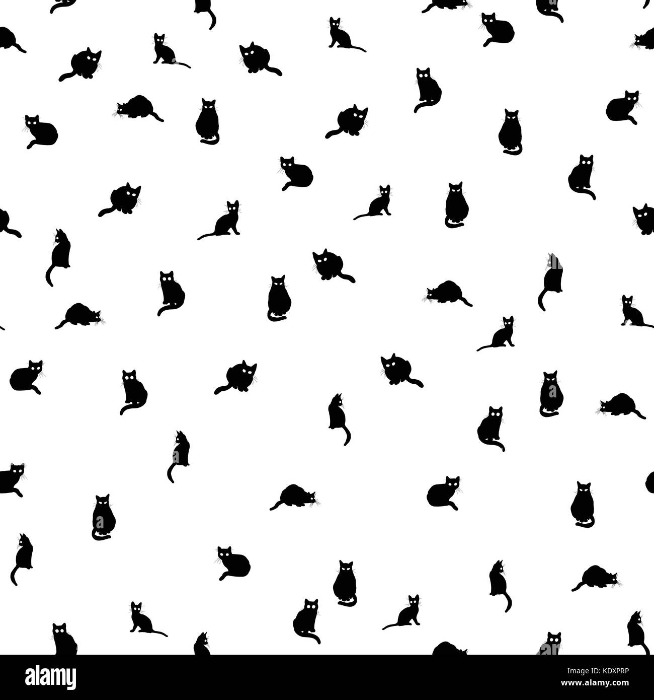 Pet seamless vector vectors Black and White Stock Photos & Images - Alamy